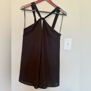 Zara Trafulac Black Halter Romper Shorts Size S